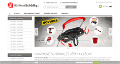Desktop Screenshot of hlinikoveschudky.cz