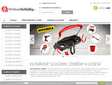 Tablet Screenshot of hlinikoveschudky.cz